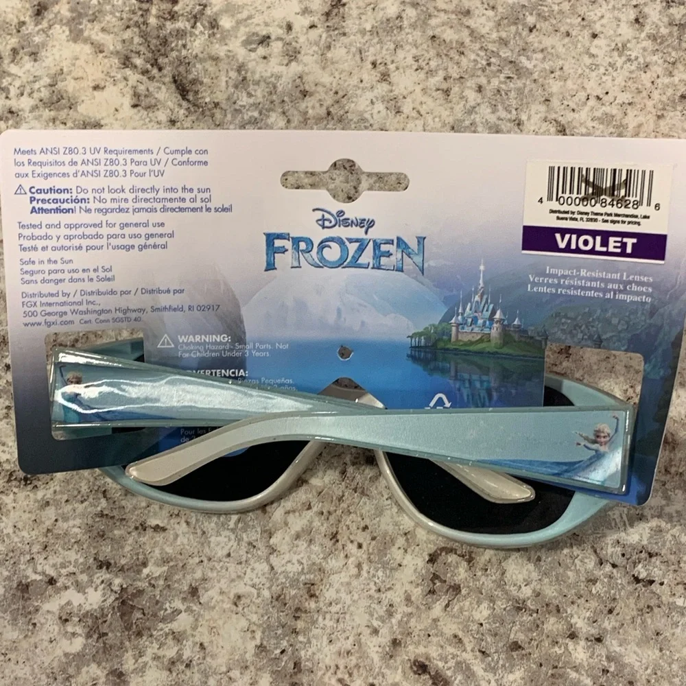 Disney frozen sunglasses, necklace, and stuffed animal lot